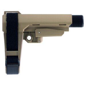 SB Tactical SBA3 Pistol Brace with Buffer Tube - Flat Dark Earth