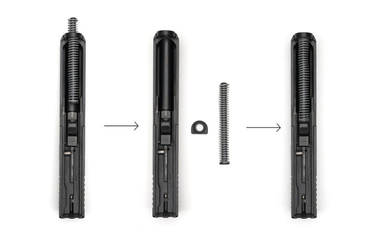 Strike Industries Recoil Spring Adapter Plate for Glock Gen4/5 to Gen3