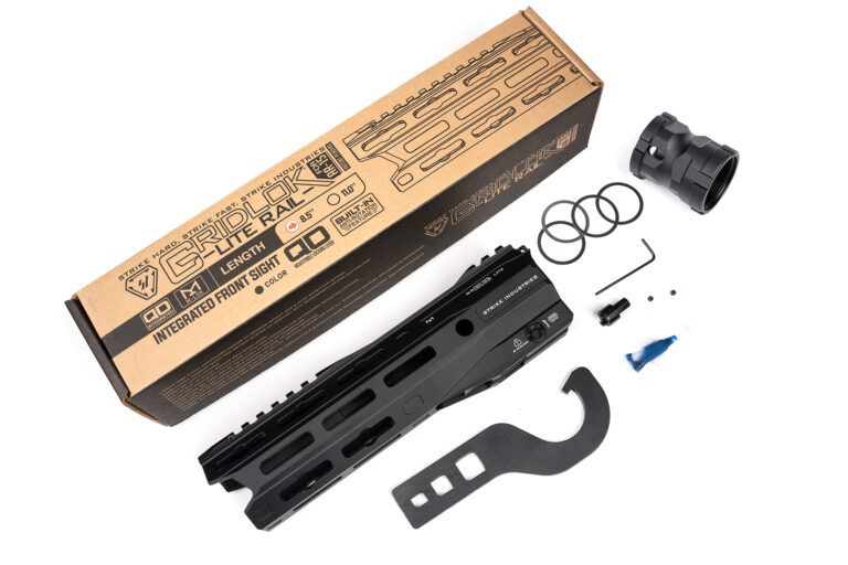 Strike Industries Gridlok Lite Handguard for AR15 - Multiple Lengths & Colors