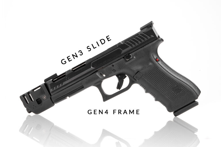 Strike Industries Slide Adapter Plate for Glock GEN3 Slide to GEN4/5 Frame w/Mass Driver Comp