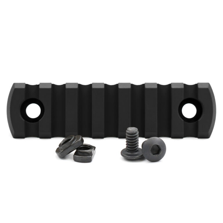 STNGR 7 Slot M-LOK Picatinny Rail Section - Black