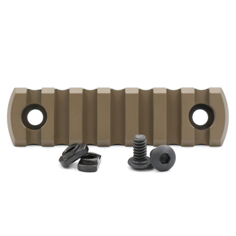 STNGR 7 Slot M-LOK Picatinny Rail Section - Flat Dark Earth