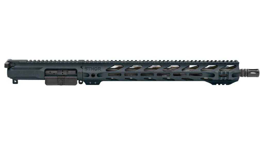 STNGR Complete AR-15 Upper Receiver with 16 Inch Barrel, BCG and Charging Handle - RPTR Handguard, Black Inline