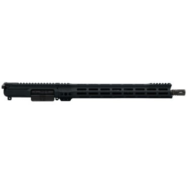 STNGR Complete AR-15 Upper Receiver with 16 Inch Barrel, BCG and Charging Handle - VLCN Handguard, Black