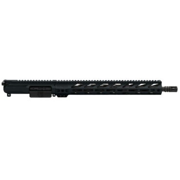 STNGR Complete AR-15 Upper Receiver with 16 Inch Barrel, BCG and Charging Handle - VYPR Handguard, Black
