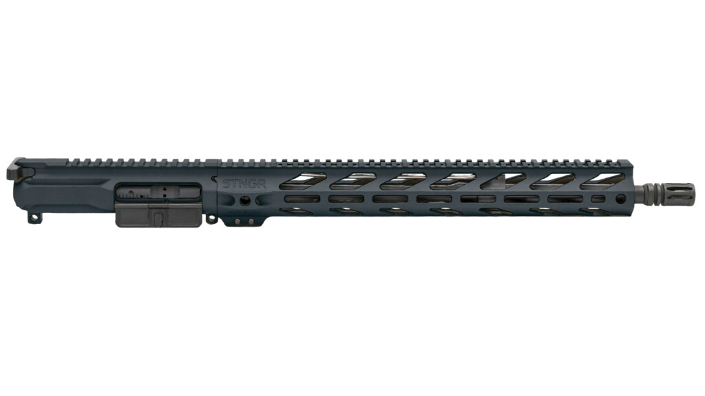 STNGR Complete AR-15 Upper Receiver with 16 Inch Barrel, BCG and Charging Handle - VYPR Handguard, Black Inline