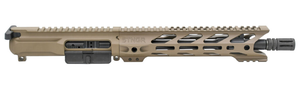 STNGR HWK Complete 5.56 Pistol Upper with 11.5 Barrel and Flash Hider - FDE