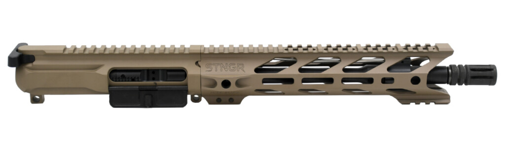 STNGR HWK Complete 5.56 Pistol Upper with 11.5 Barrel and Flash Hider - FDE