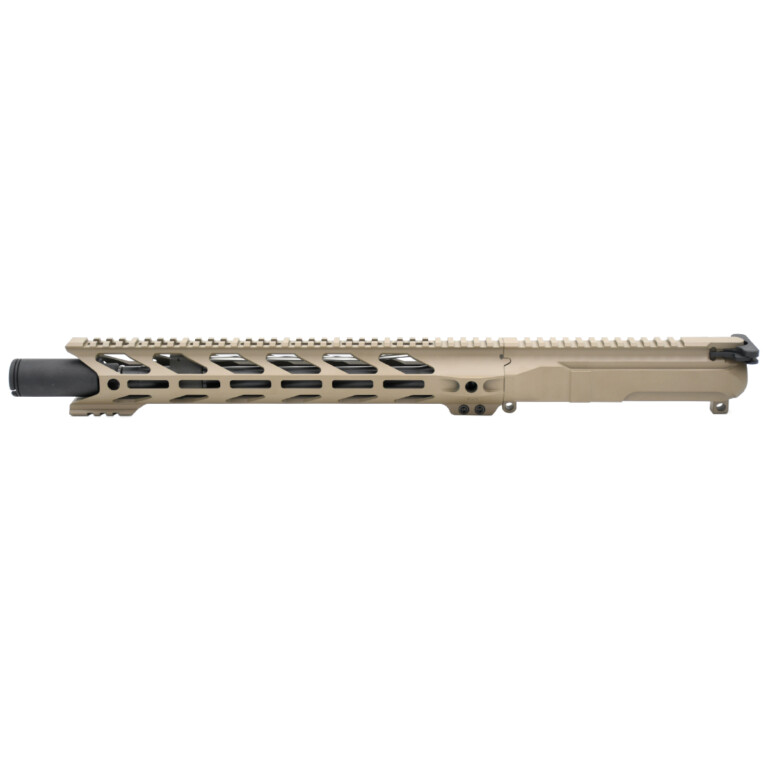 STNGR HWK Complete 5.56 Pistol Upper with 12.5 Inch Barrel and Flash Can - Flat Dark Earth