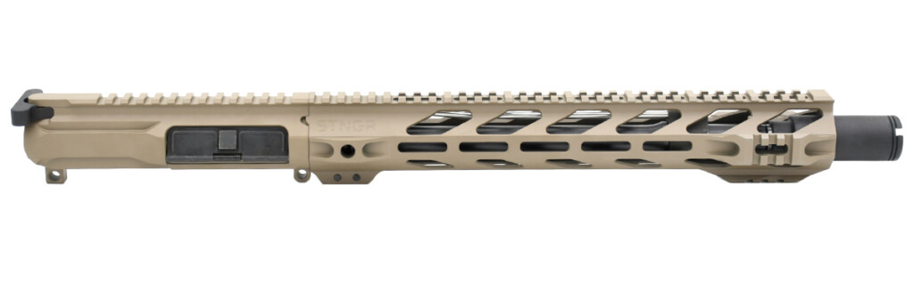 STNGR RPTR Complete 5.56 Pistol Upper with 12.5 Barrel and Flash Can - FDE