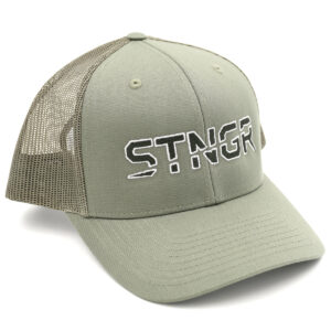 STNGR Stealth Logo Hat – Loden Green - Front