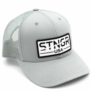 STNGR USA Patch Hat - Quarry Gray - Front