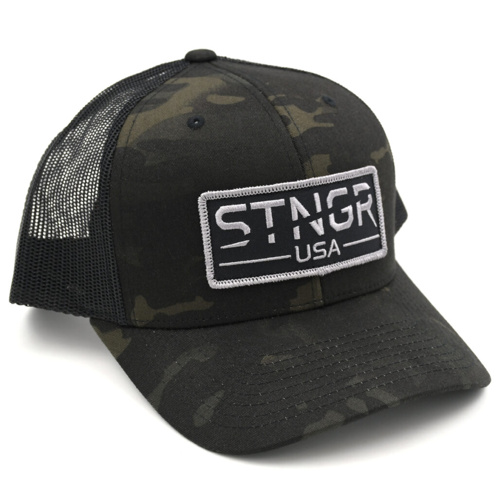 STNGR USA Patch Hat – Multicam Black - Front