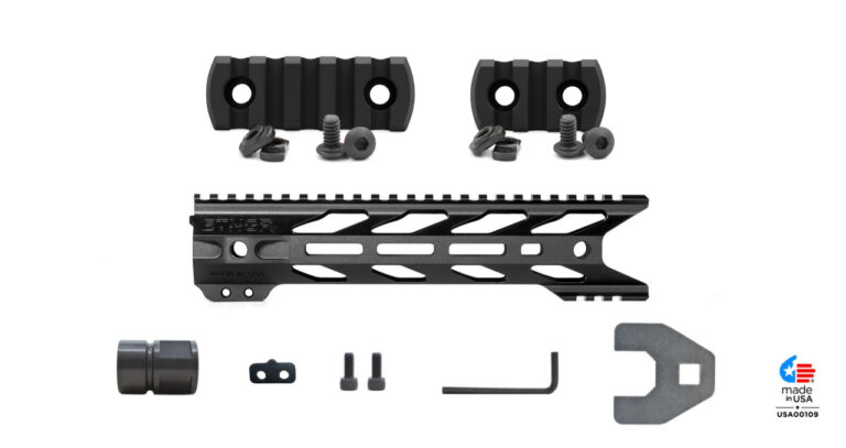 STNGR Ultimate Handguard Bundle - HWK - 10 Inch - Black