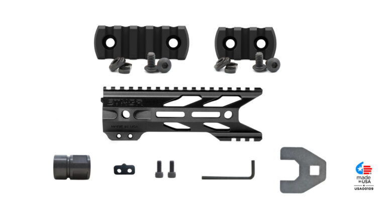 STNGR Ultimate Handguard Bundle - HWK - 7 Inch - Black