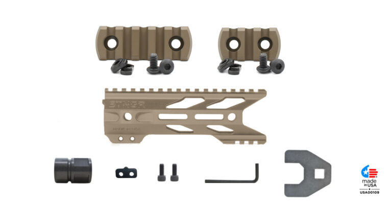 STNGR Ultimate Handguard Bundle - HWK - 7 Inch - Flat Dark Earth