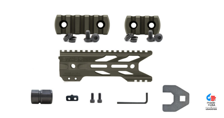 STNGR Ultimate Handguard Bundle - HWK - 7 Inch - OD Green