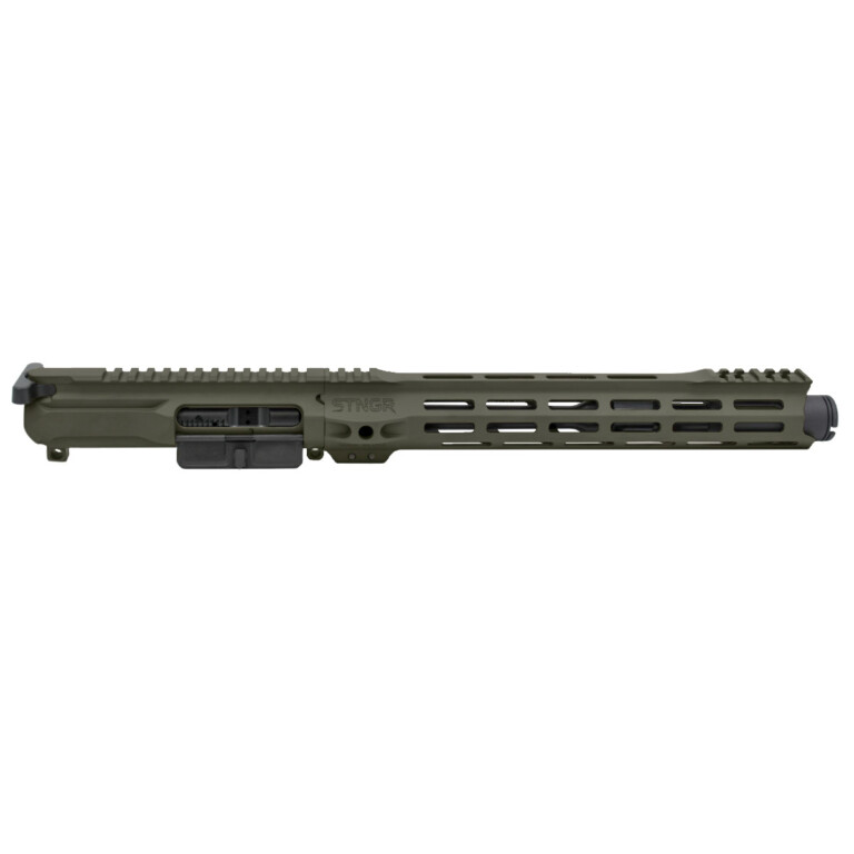 STNGR VLCN Complete 5.56 Pistol Upper with 11.5 Barrel and Flash Can - OD Green