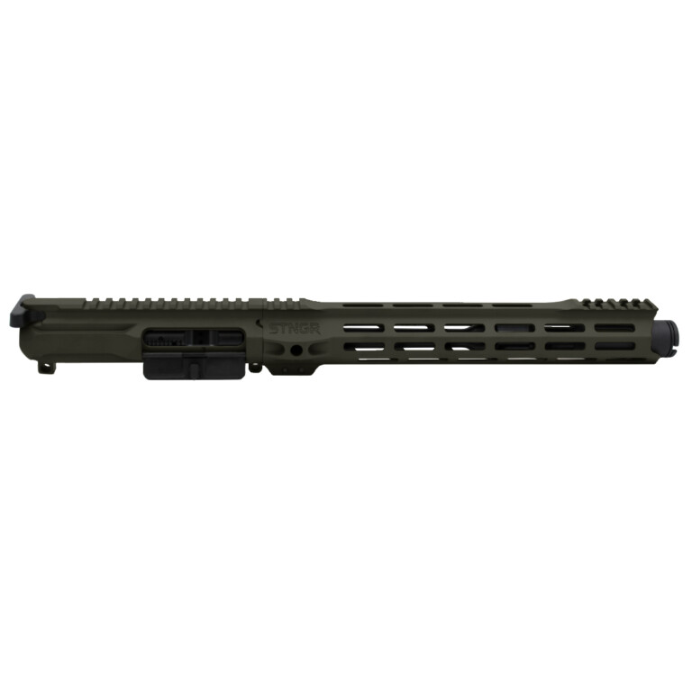 STNGR VLCN Complete 5.56 Pistol Upper with 11.5 Barrel and Flash Can - OD Green