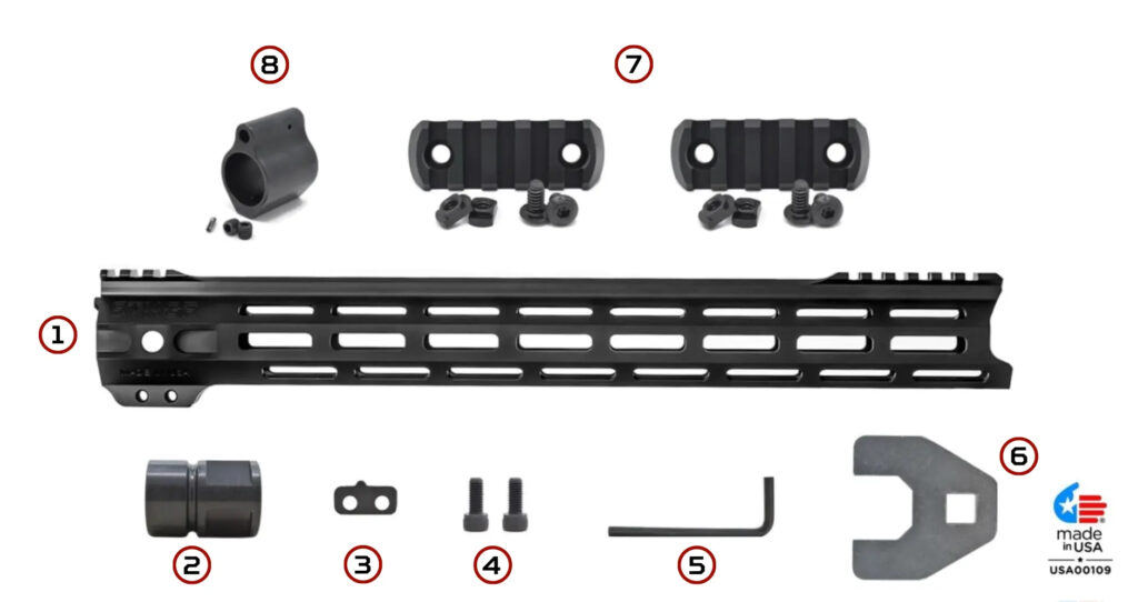 STNGR VLCN Handguard Ultimate Bundle - Included Hardware and Accessories