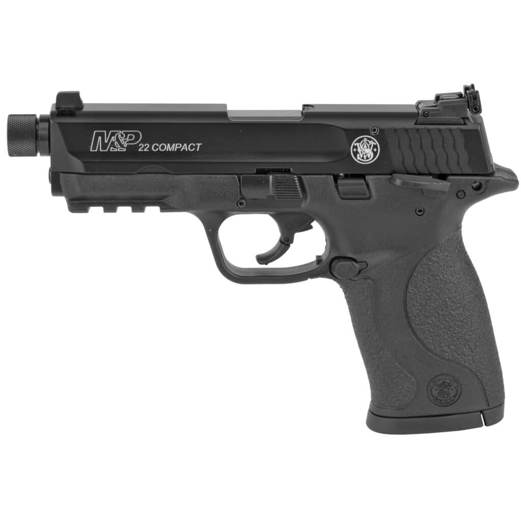 S&W M&P22 Compact 22LR 3.6″ Pistol – 10 Round – Black