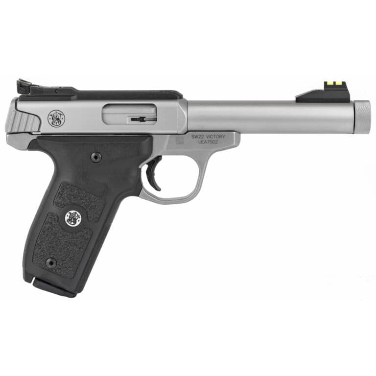 S&W Victory 22LR 5.5" Pistol -10 Round - Stainless - Threaded Barrel