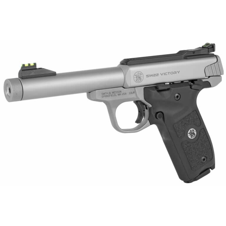 S&W Victory 22LR 5.5" Pistol -10 Round - Stainless - Threaded Barrel