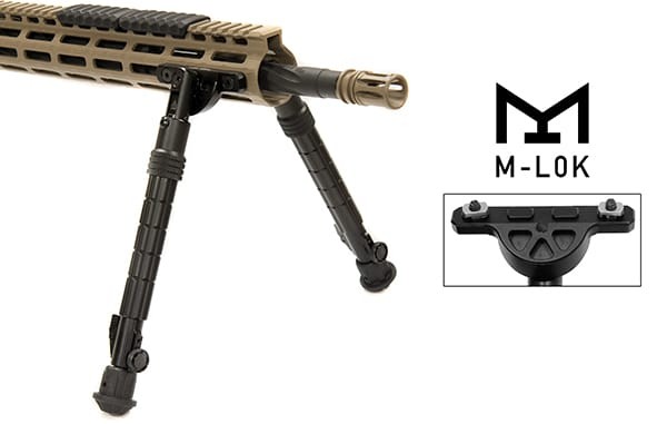 M-LOK attachments mount directly to your handguard at the sides