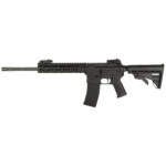 Tippmann Arms Company, M4-22 Pro, Semi-automatic Rifle, AR, 22 LR, 16" Barrel, Composite MLOK Handguard, Matte Finish, Black, M4 Collapsible Stock, Front/Rear Flip Sights, 1 Magazine, 25 Rounds