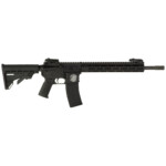 Tippmann Arms Company, M4-22 Elite, GOA Edition, Semi-automatic Rifle, AR, 22 LR, 16" Barrel, Aluminum MLOK Handguard, Matte Finish, Black, Gun Owners of America Engraving, M4 Collapsible Stock, Front/Rear Flip Sight, 1 Magazine, 25 Rounds