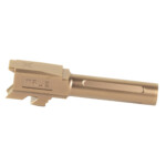 True Precision Fluted Barrel for Glock 43 and 43X Pistols - Copper