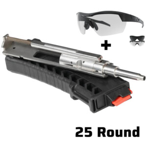CMMG AR-15 .22 LR Stainless Steel Conversion Kit + One 25rd Magazine w/ STNGR Lo-Drag Glasses