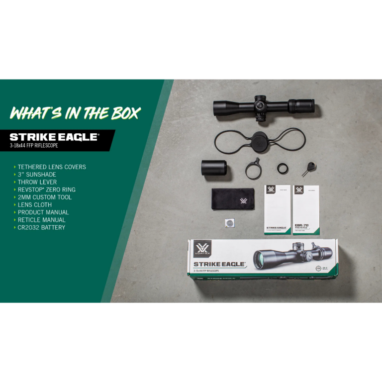 Vortex Strike Eagle® 3-18x44 FFP Rifle Scope