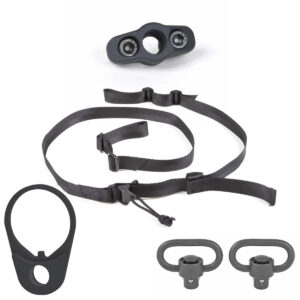 Viking Tactics Sling Bundle - Grovtec Swivels - Timber Creek Endplate - AT3 Sling Mount - Black