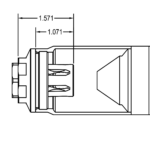 Rearden R2S Flash Hider - Nitride - Fits Plan B Mounts