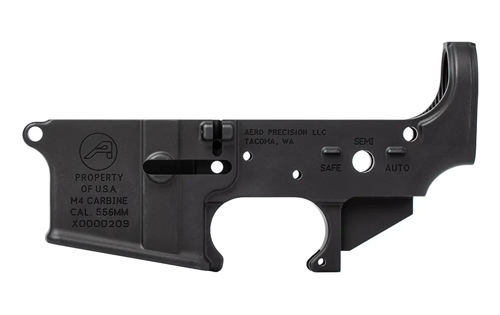 M4A1 Clone Stripped AR-15 Lower Receiver - Anodized Black