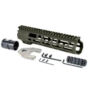 AT3 Tactical SPEAR M-LOK Handguard - 9 Inch OD Green