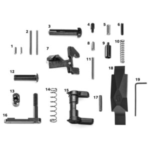 Skip to the end of the images gallery Skip to the beginning of the images gallery Geissele Ultra Duty® Lower Parts Kit, Black. No Grip