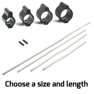AT3™ Low Profile Steel Gas Block + Gas Tube + Roll Pin Combo