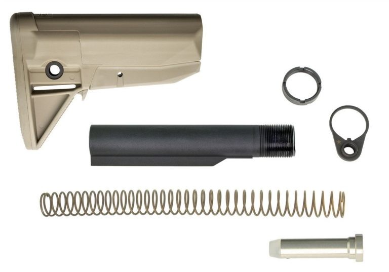 BCM Gunfighter AR-15 Stock Kit - Includes all Receiver Extension/Buffer Parts