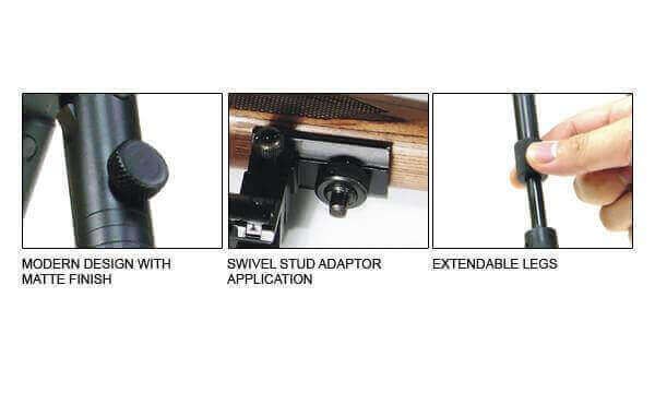 UTG Shooter's SWAT Bipod - Height 6.2"-6.7"