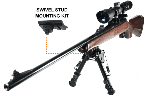 UTG Tactical OP QD Bipod - QD Lever Mount - 2 Heights Available