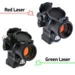 AT3™ LEOS™ Red Dot Sight with Integrated Laser Sight & Riser