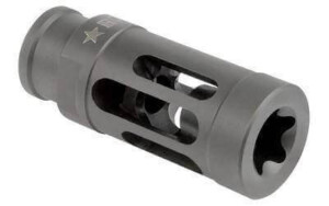 Bravo Company Compensator Extended Length Flash Hider MOD1 - Black - .223/5.56 AR Rifles - BCM-GFC-MOD-1-556