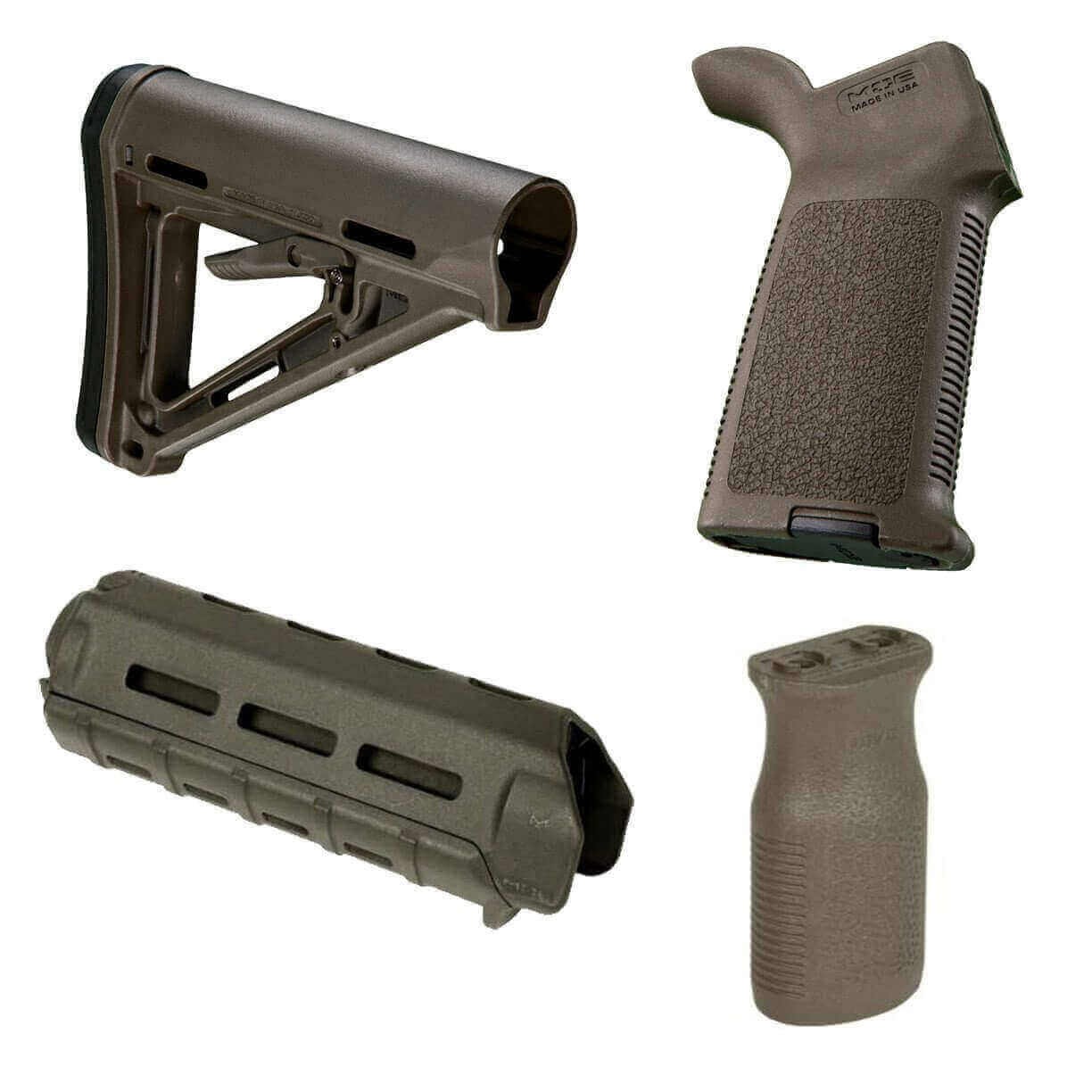 Magpul MOE M-LOK Furniture Kit – Stock, Carbine Handguard & Grip for AR 15