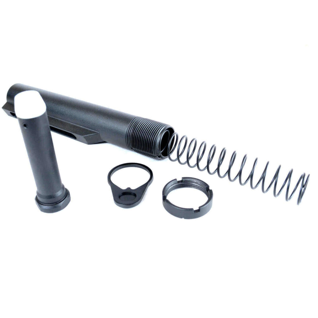 Open Box Return - Black - AT3™ Mil Spec Buffer Tube Kit For AR-15 - 9 Colors Available