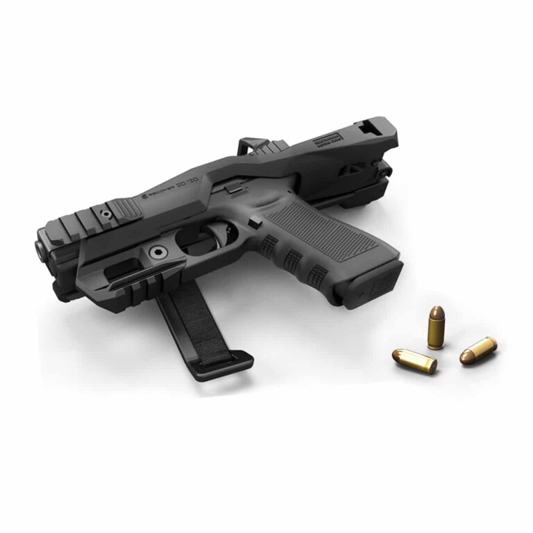 Recover Tactical® 20/20®N Stabilizer Kit for Glock – For all 9mm & 357 Double Stack Gen 1-5 Glocks incl. Glock 26. Compatible w/ all Double Stack Gen 1-4 SW40 Glock incl. Glock 27