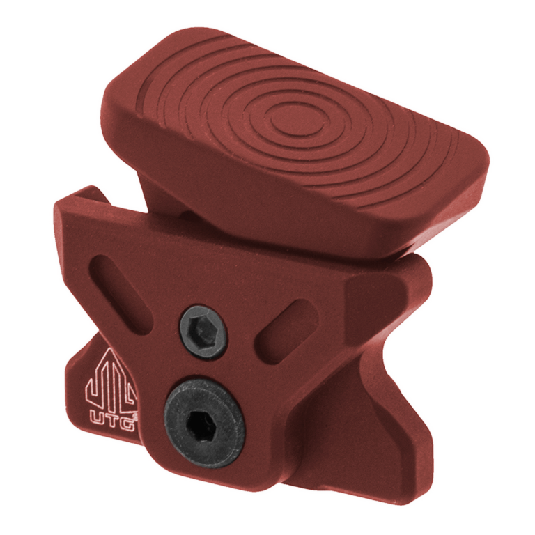 UTG M-LOK Angled Index Mount Thumb Rest - Red